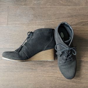 Dr.Scholl's Kennedy Wedge Boots in Black